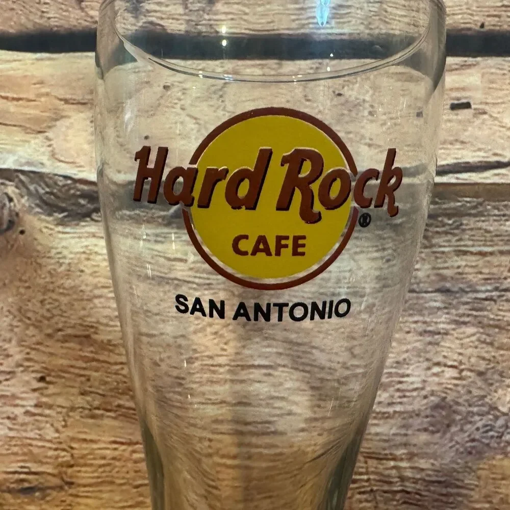 Hard Rock Cafe San Antonio Pilsner Beer Glass 8